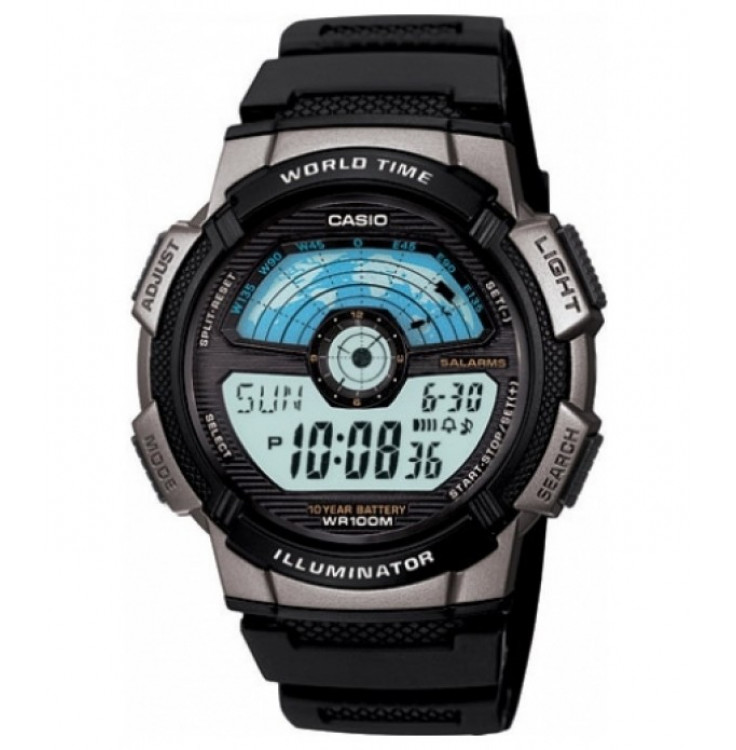 Мужские часы Casio AE-1100W-1AVDF