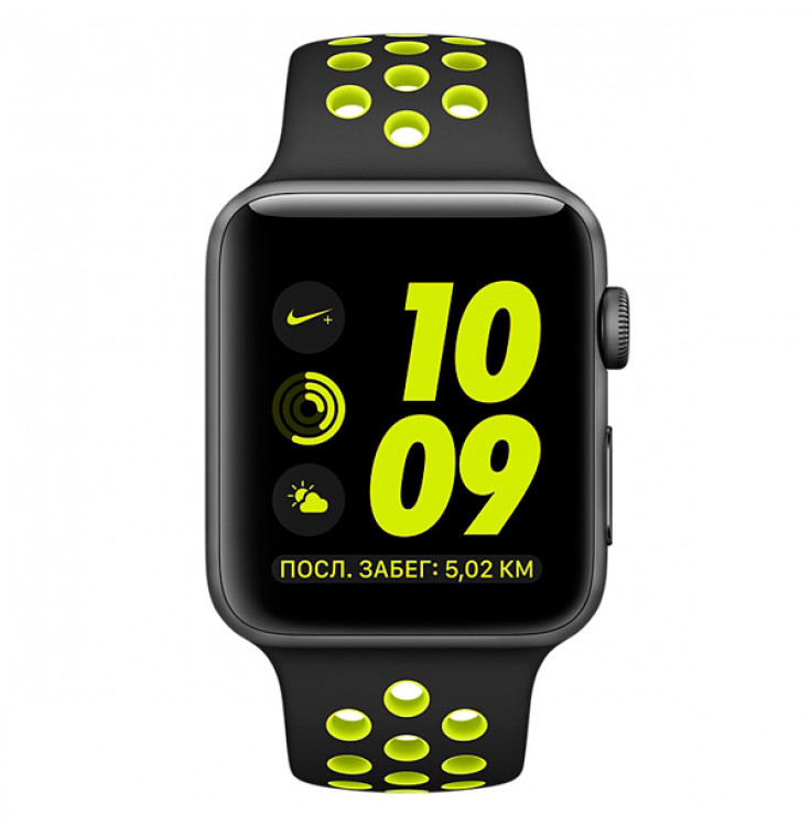 Смарт-часы Apple Watch Nike+ 42mm Space Grey Al /Volt (MP0A2RU/A)