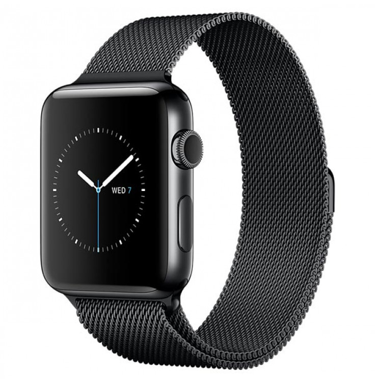 Смарт-часы Apple Watch S2 42mm Sp.Bl St.St/Sp.Bl Milan (MNQ12RU/A)