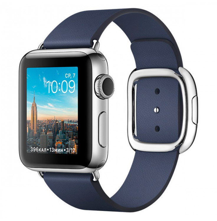 Смарт-часы Apple Watch S2 38mm St.Steel/BlueMod.Buck.M (MNP92RU/A)