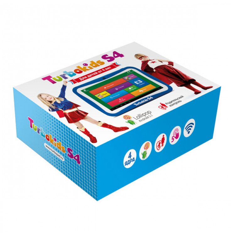 Планшетный компьютер для детей TurboKids S4 Blue