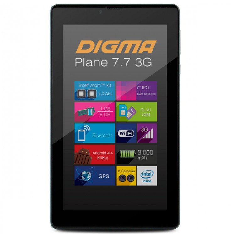 Планшет Digma Plane 7.7 7" 8Gb 3G Gray