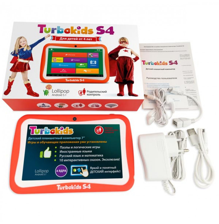 Планшетный компьютер для детей TurboKids S4 Orange