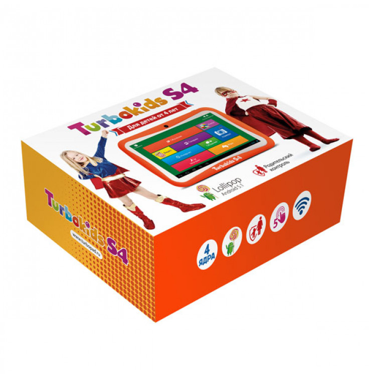 Планшетный компьютер для детей TurboKids S4 Orange